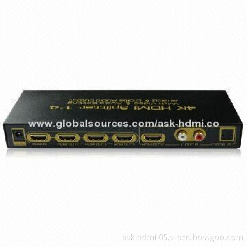 HDMI Splitter 1x4 with Audio Output